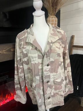 Lightweight Camouflage Field Jacket - Taupe Camo